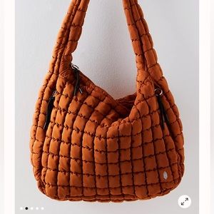 FP Movement Quilted Carryall is roasted chestnut